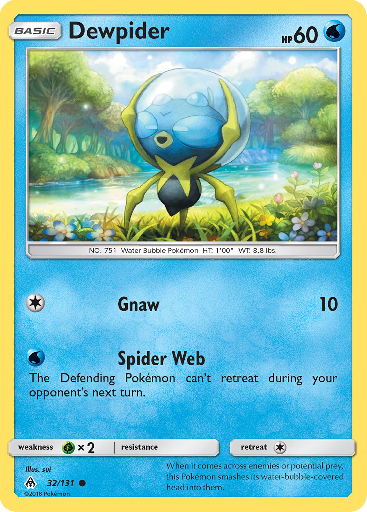 Dewpider — illustrated card