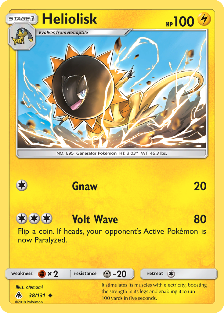 Heliolisk — illustrated card