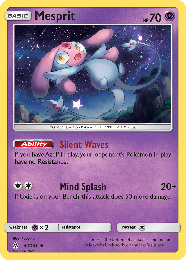 Mesprit — illustrated card