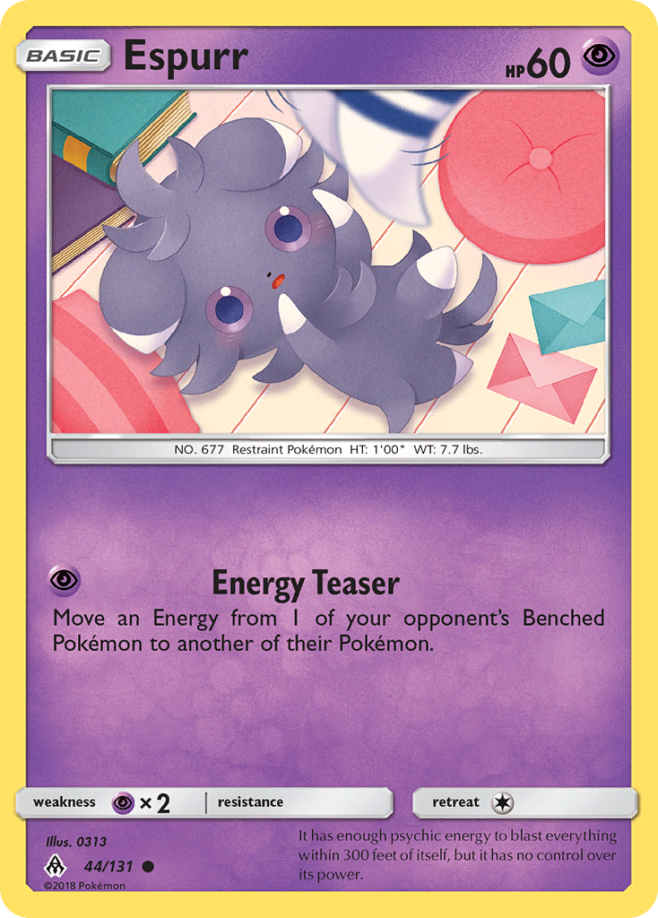 Espurr — illustrated card