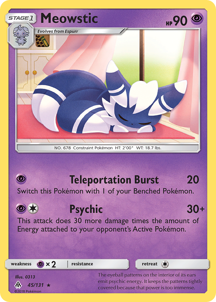 Meowstic — illustrated card