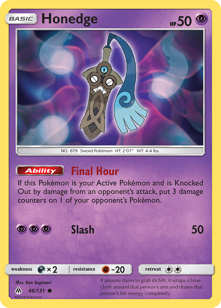 Honedge — illustrated card