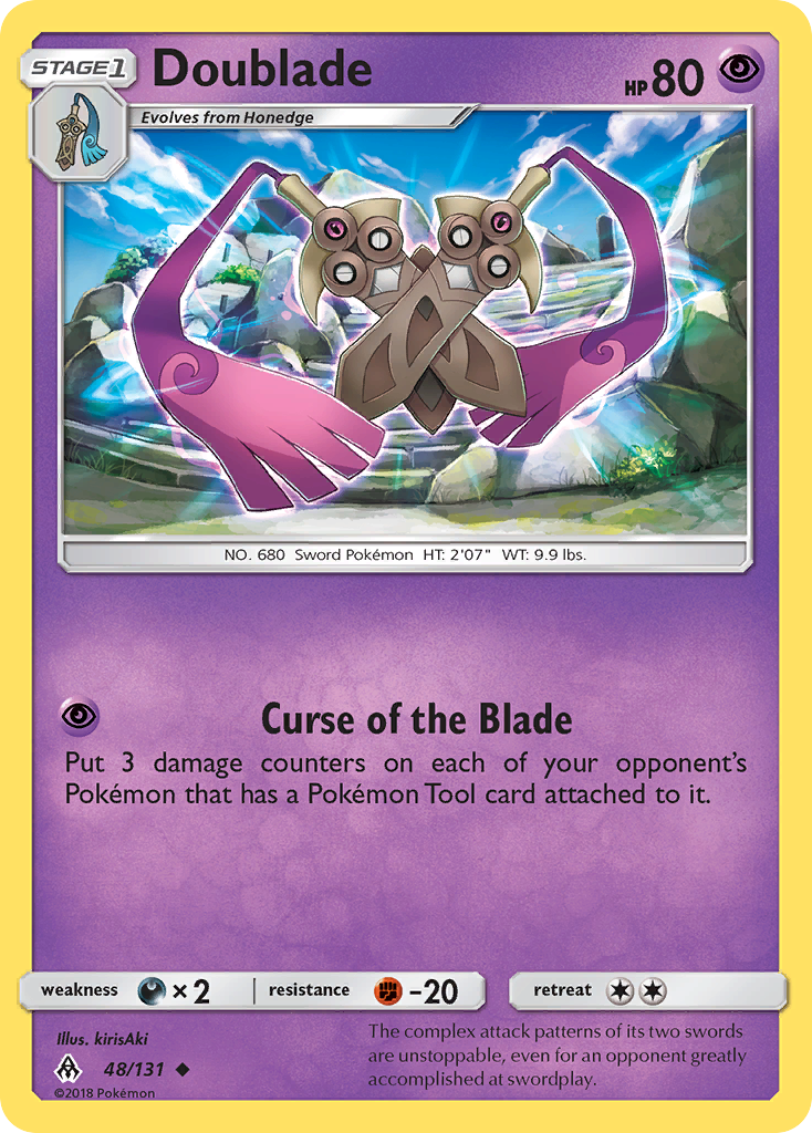 Doublade — illustrated card