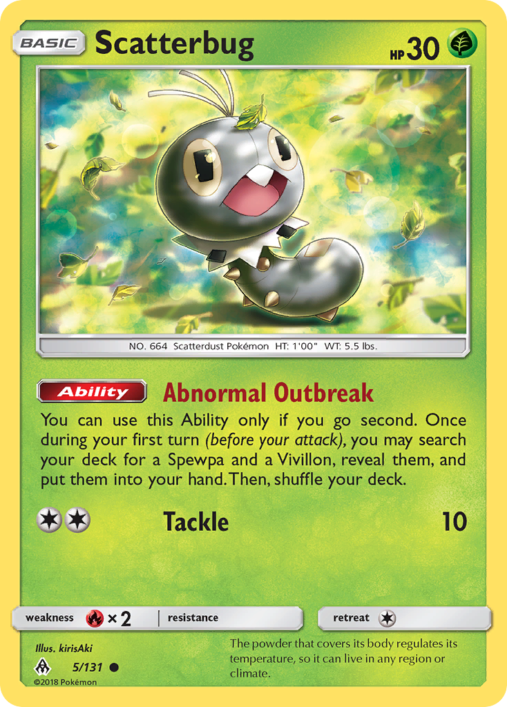 Scatterbug — illustrated card