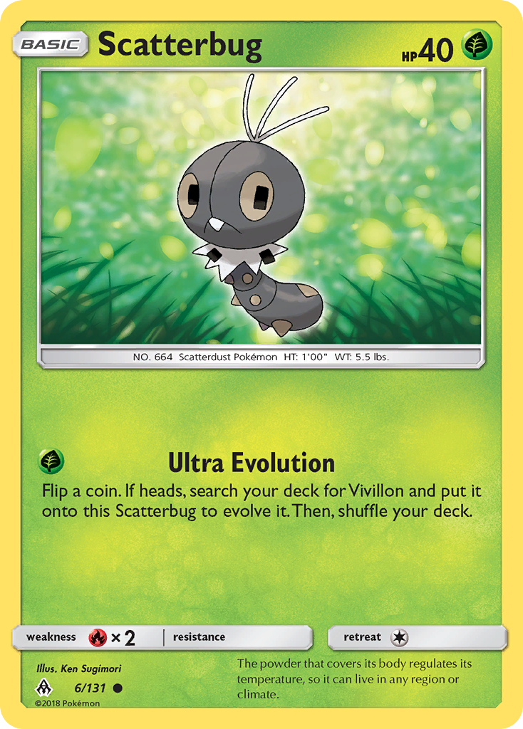 Scatterbug — illustrated card