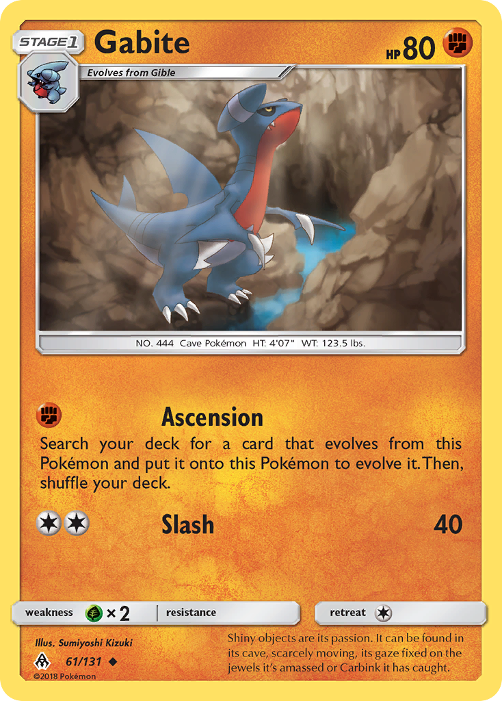 Gabite — illustrated card