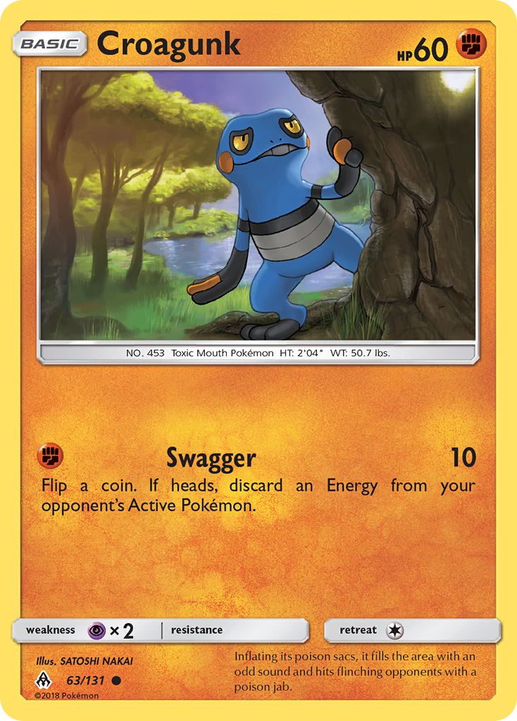 Croagunk — illustrated card