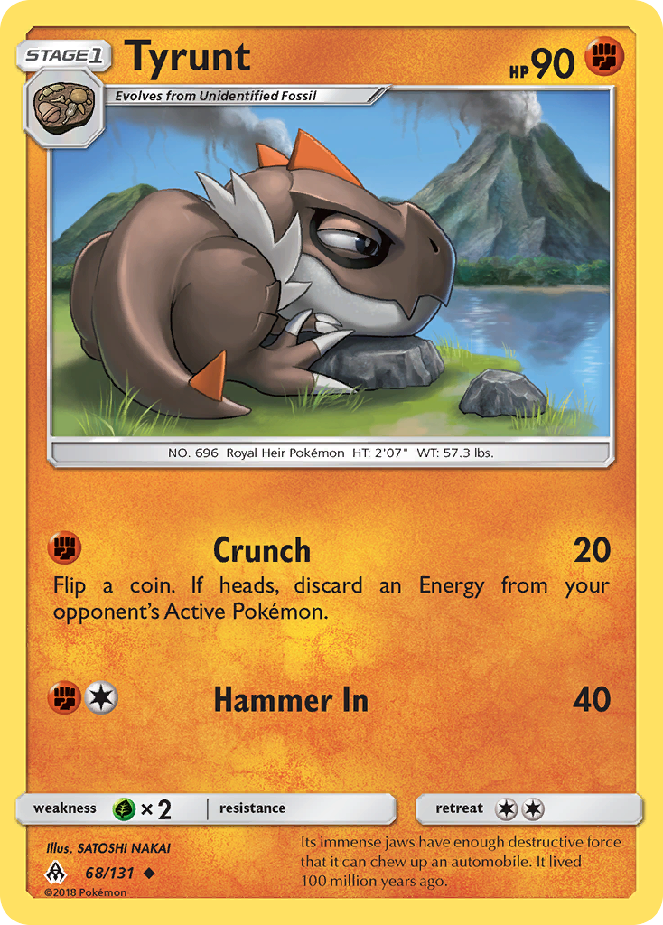 Tyrunt — illustrated card