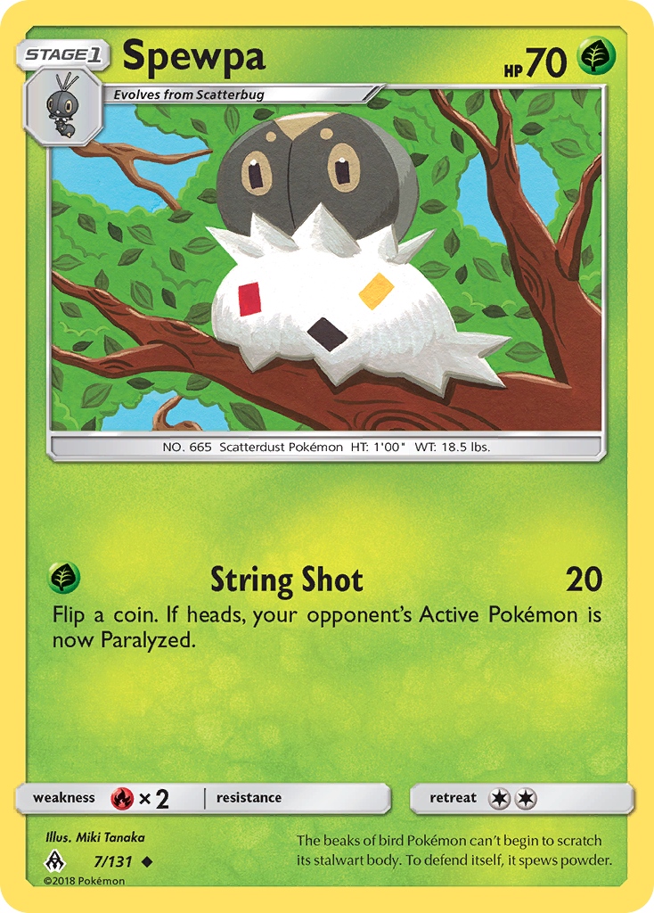 Spewpa — illustrated card
