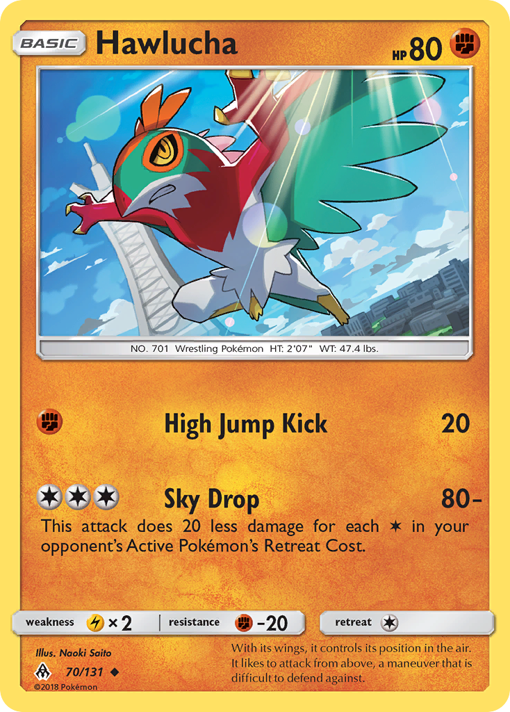 Hawlucha — illustrated card