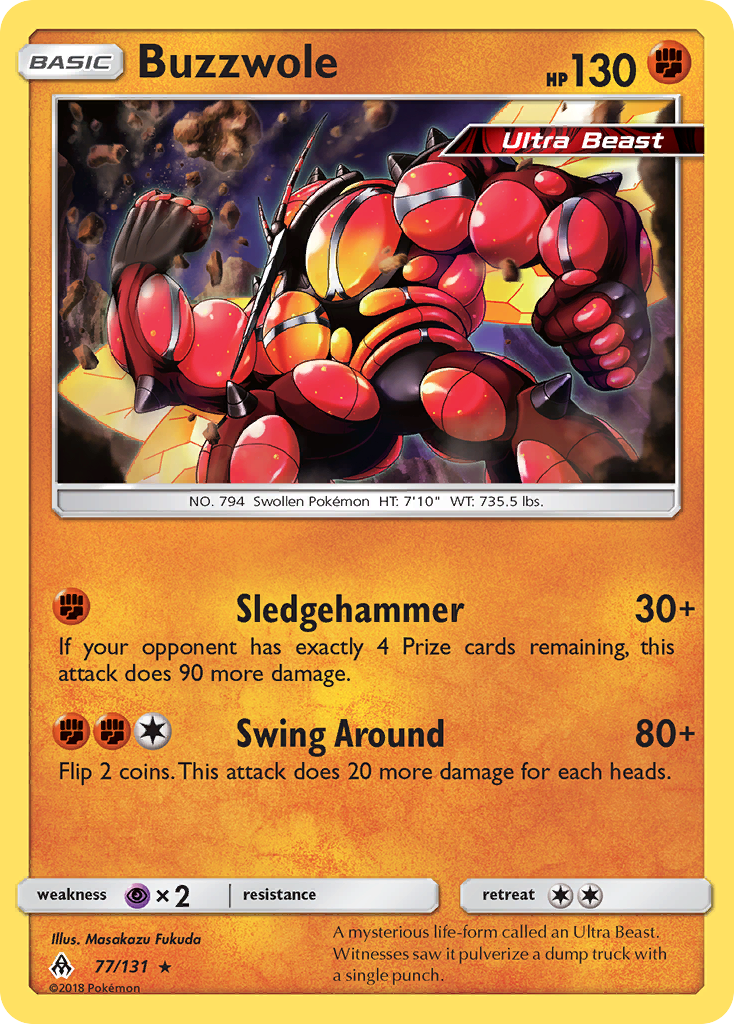 Buzzwole — illustrated card