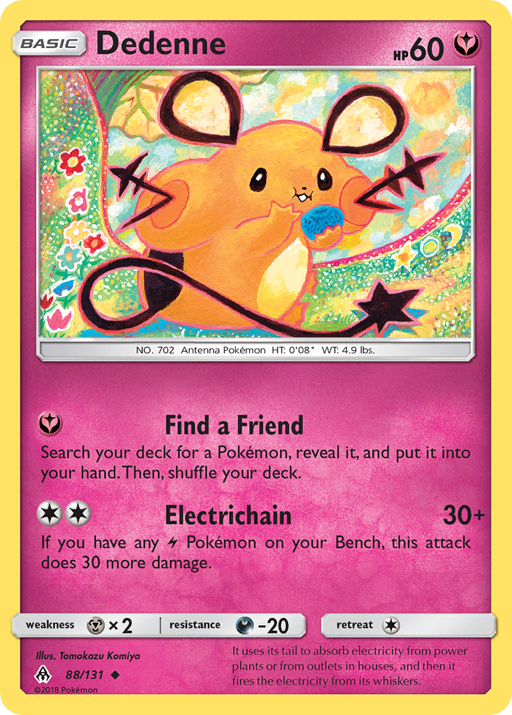 Dedenne — illustrated card