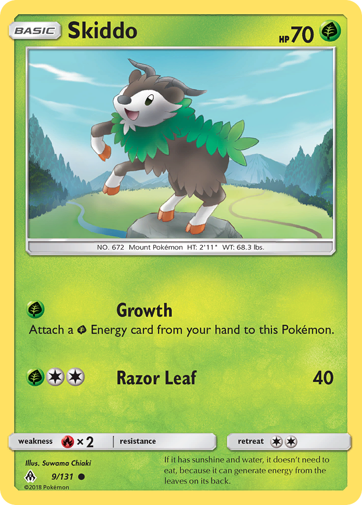 Skiddo — illustrated card