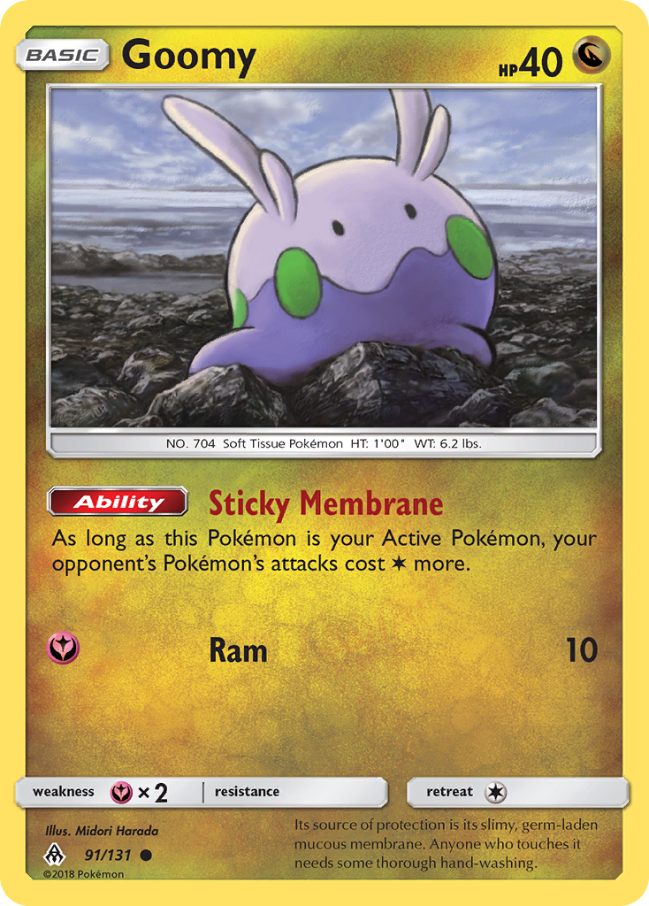 Goomy — illustrated card