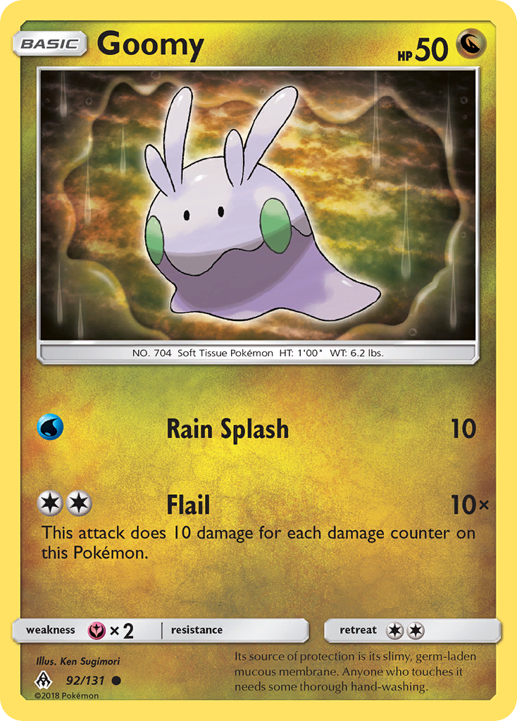 Goomy — illustrated card