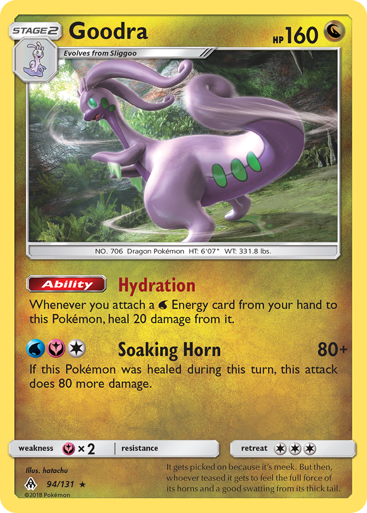 Goodra — illustrated card