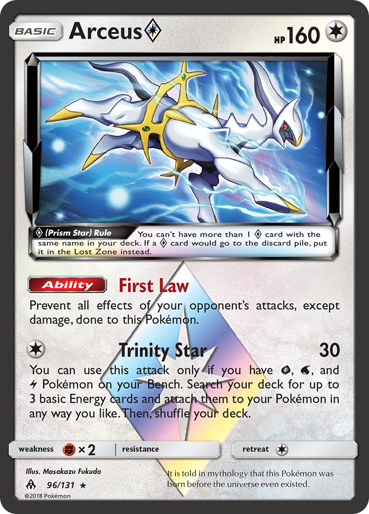 Arceus ◇ — illustrated card