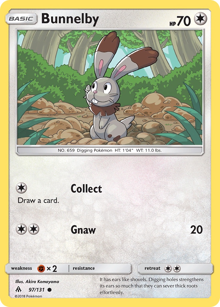 Bunnelby — illustrated card
