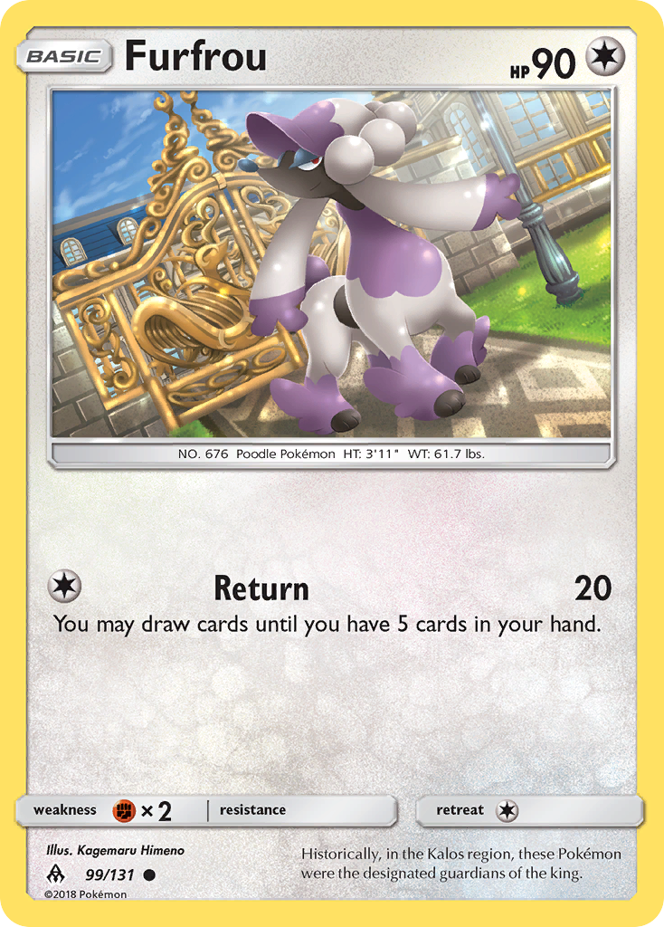 Furfrou — illustrated card
