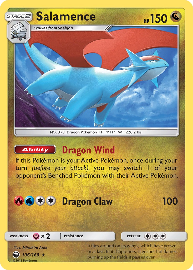 Salamence — illustrated card