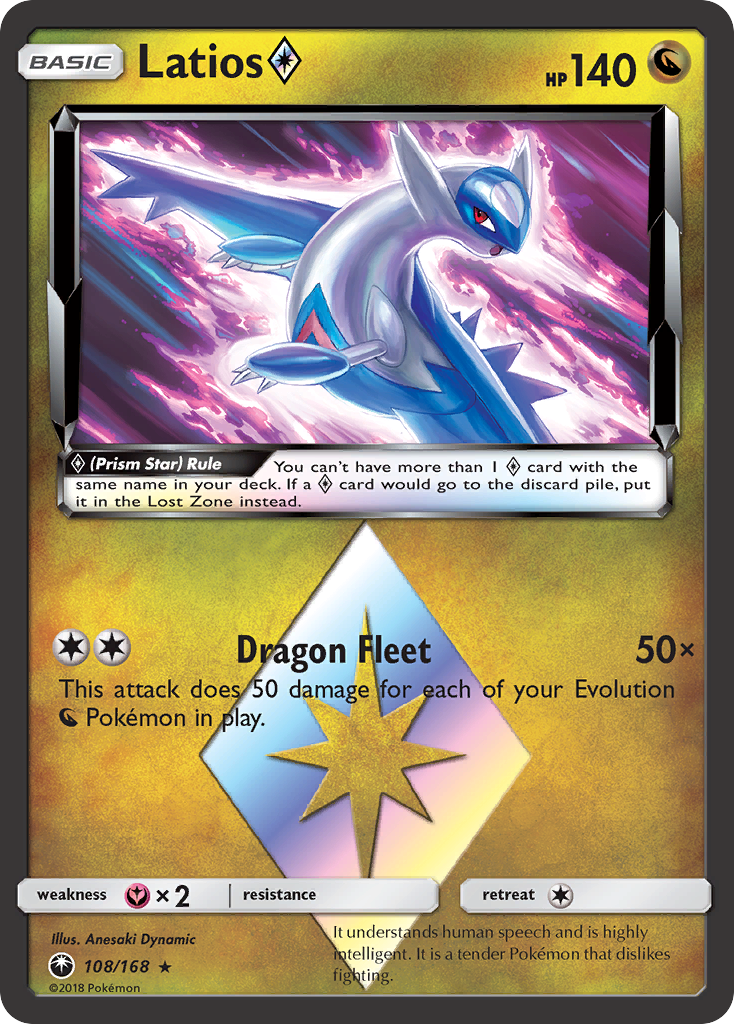 Latios ◇ — illustrated card
