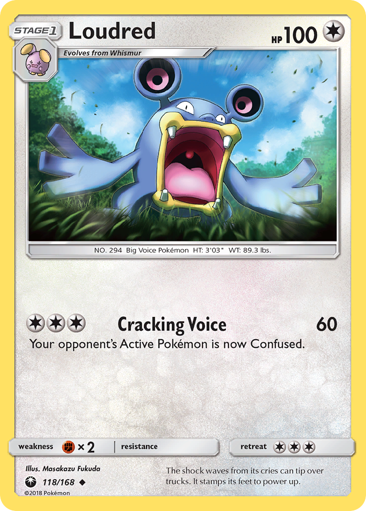 Loudred — illustrated card