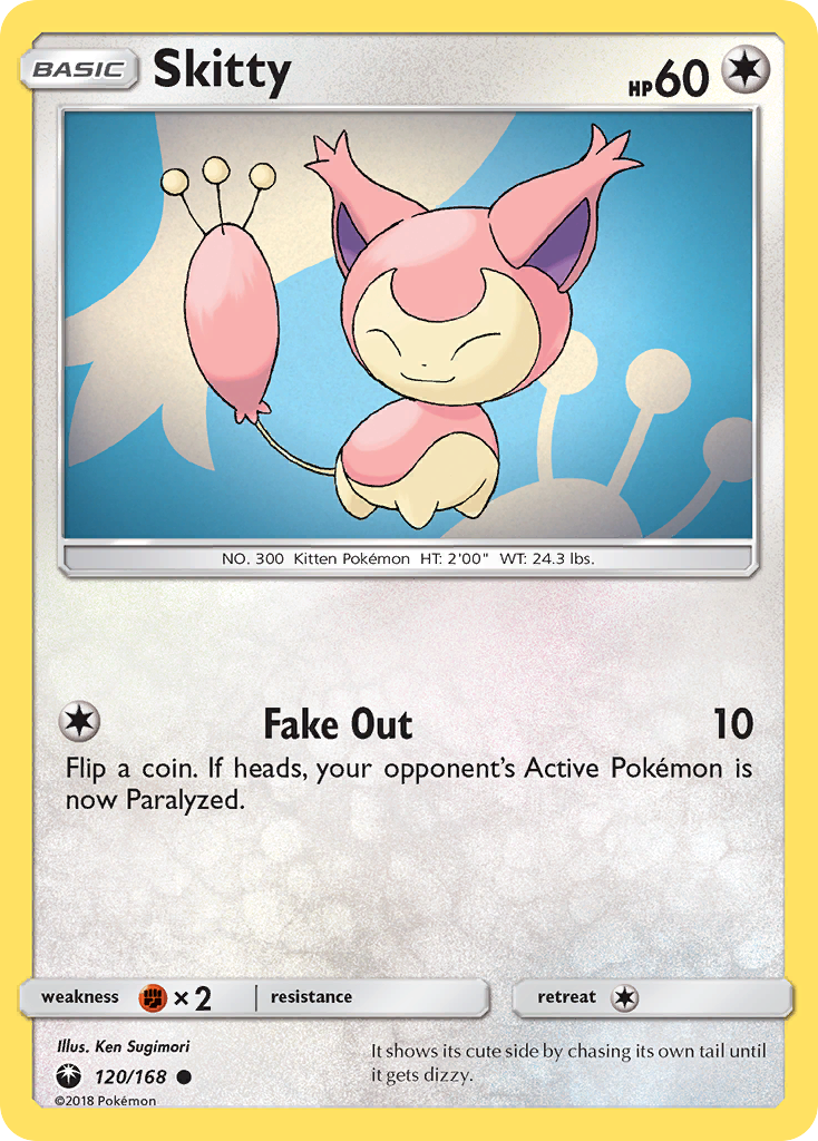 Skitty — illustrated card