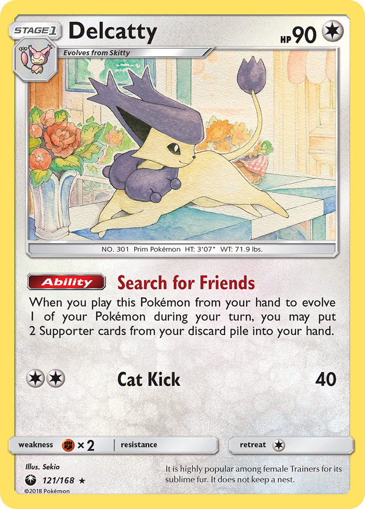 Delcatty — illustrated card