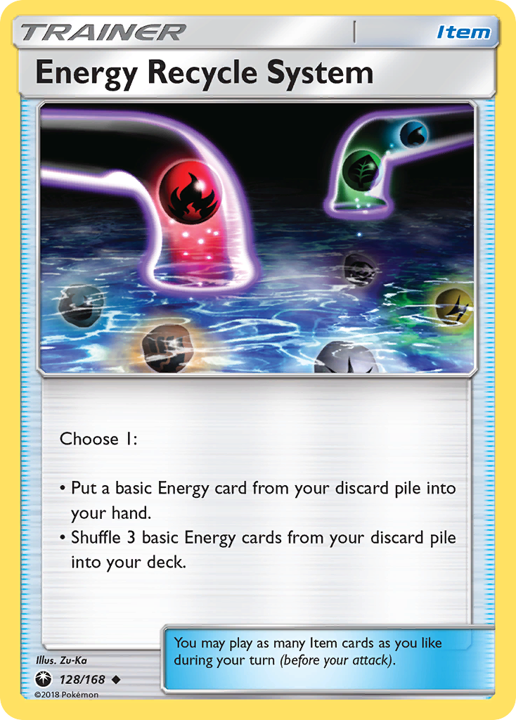 Energy Recycle System — illustrated card