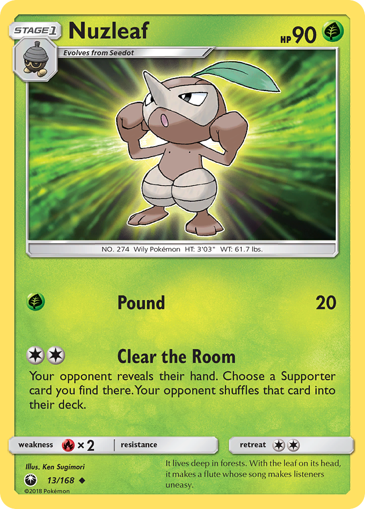 Nuzleaf — illustrated card