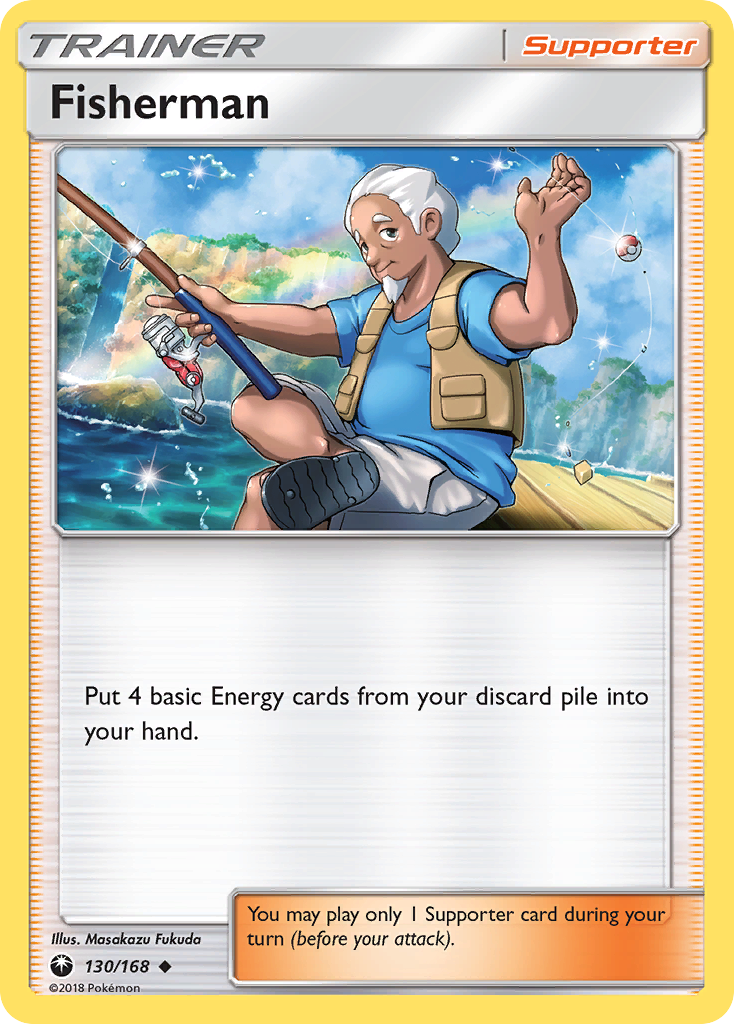Fisherman — illustrated card