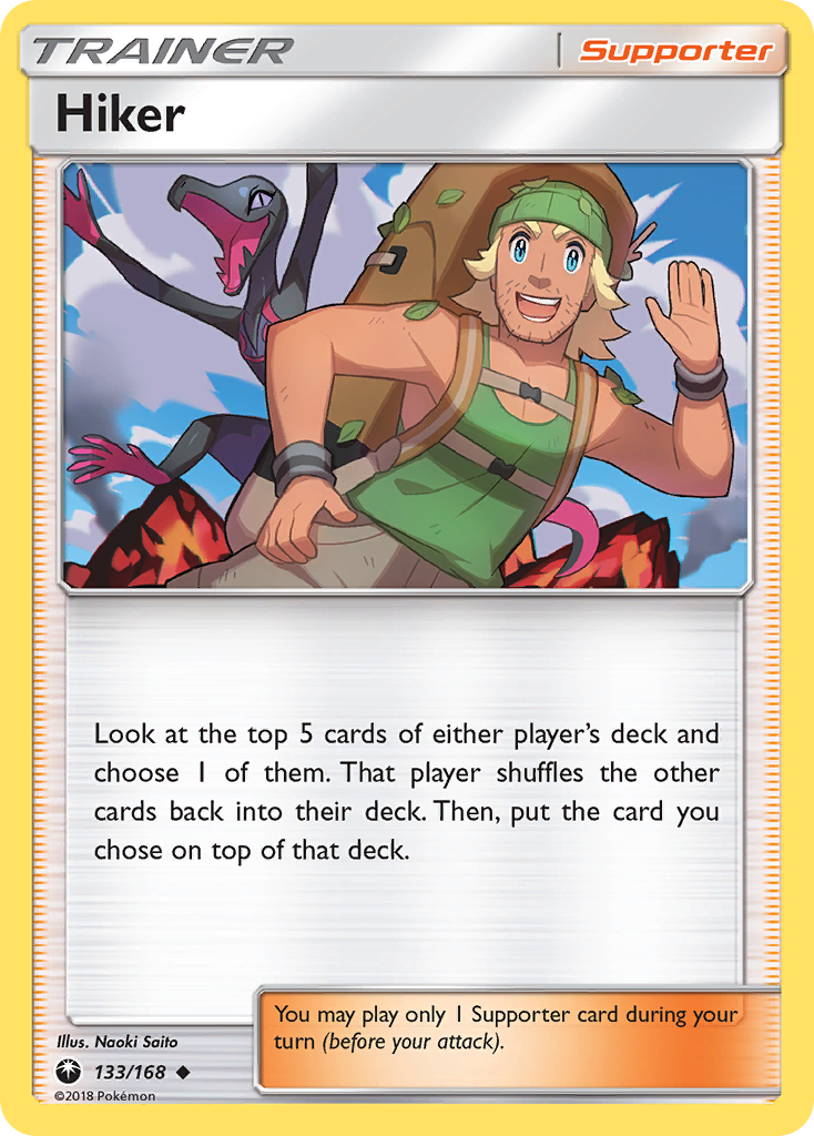 Hiker — illustrated card