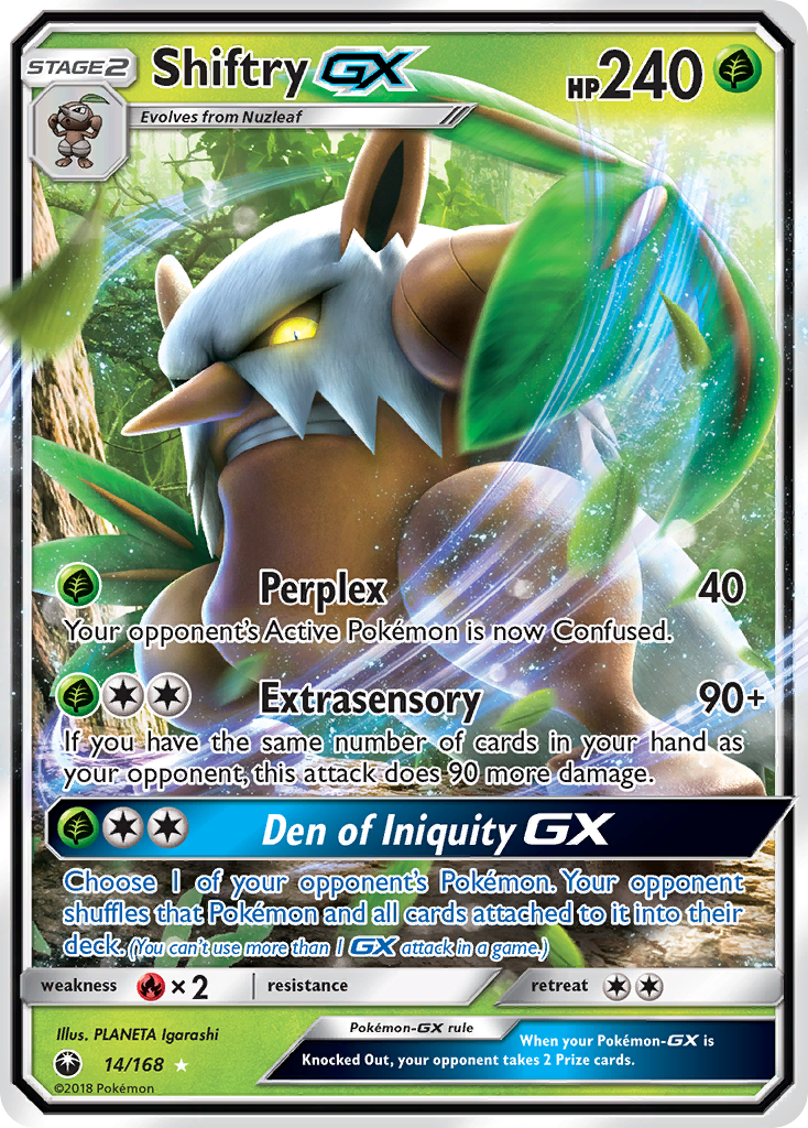 Shiftry-GX — illustrated card