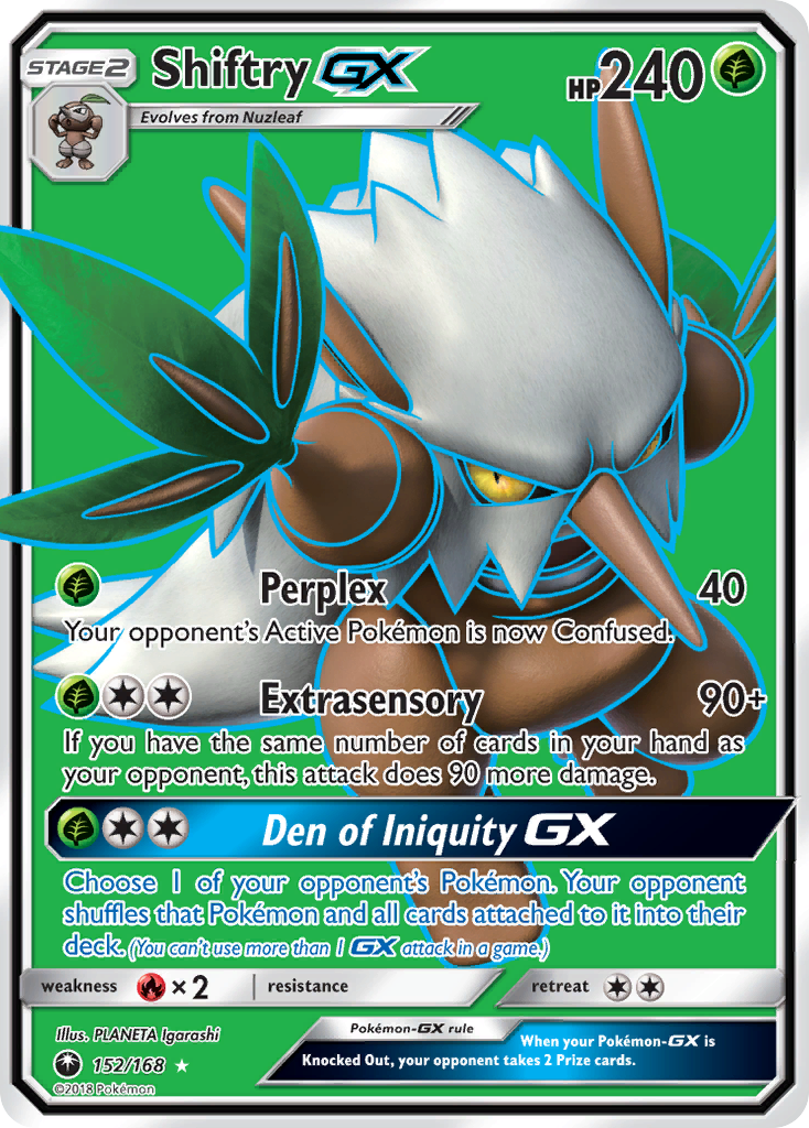 Shiftry-GX — illustrated card