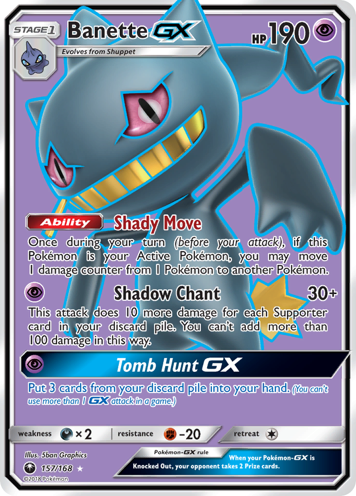Banette-GX — illustrated card