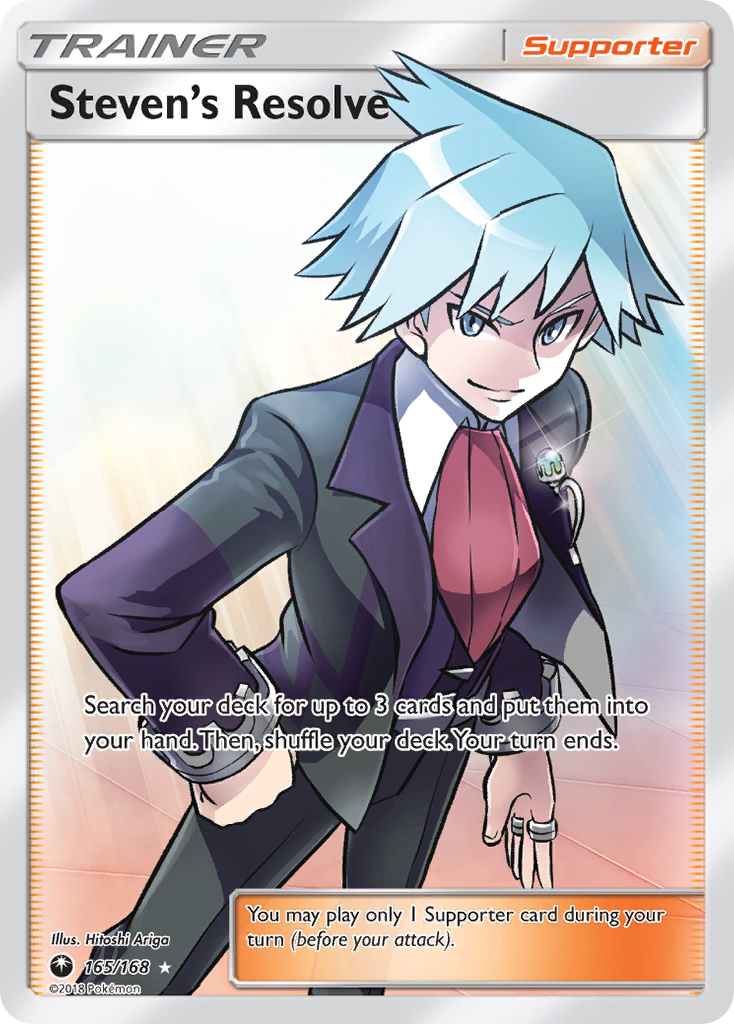 Steven's Resolve — illustrated card