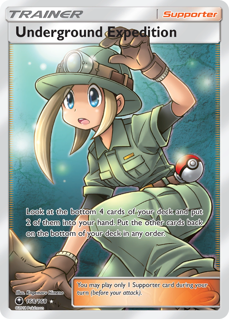 Underground Expedition — illustrated card