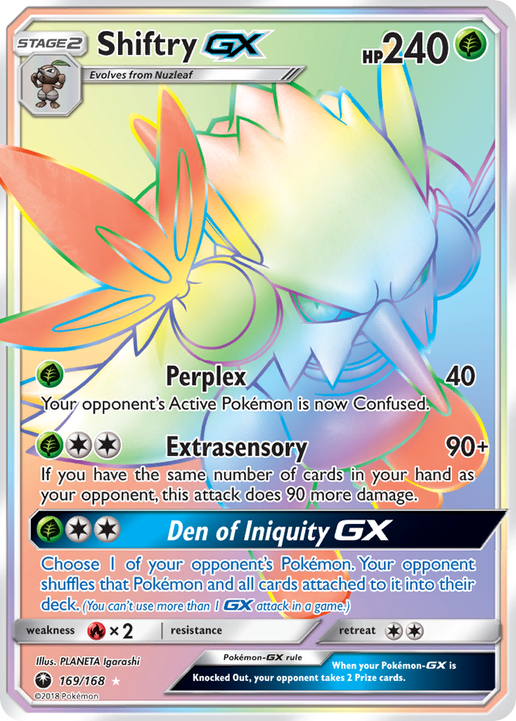 Shiftry-GX — illustrated card