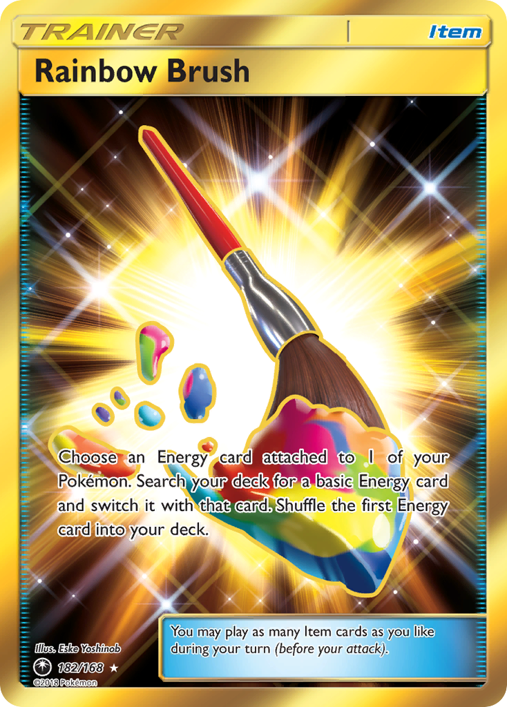 Rainbow Brush — illustrated card