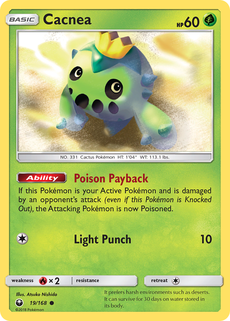 Cacnea — illustrated card