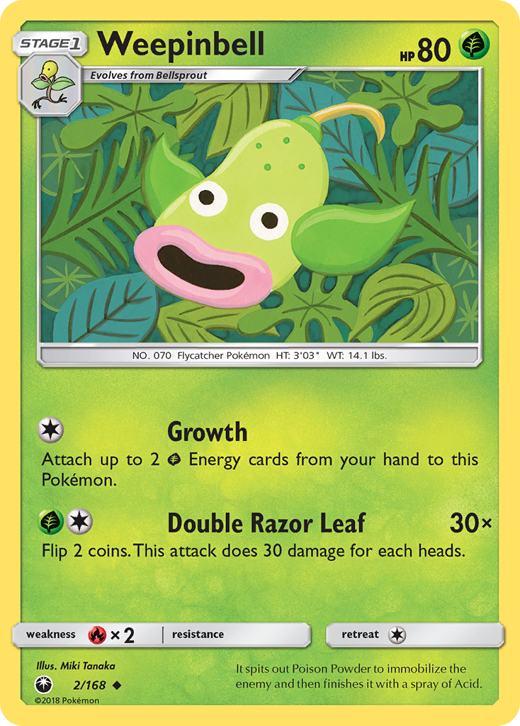 Weepinbell — illustrated card