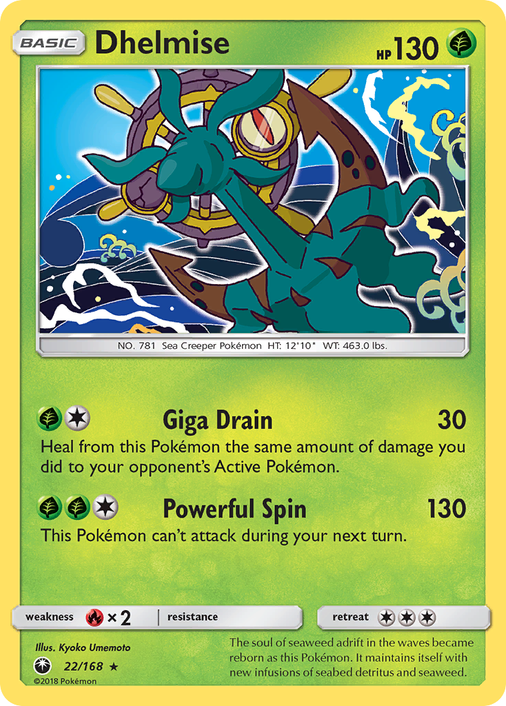 Dhelmise — illustrated card