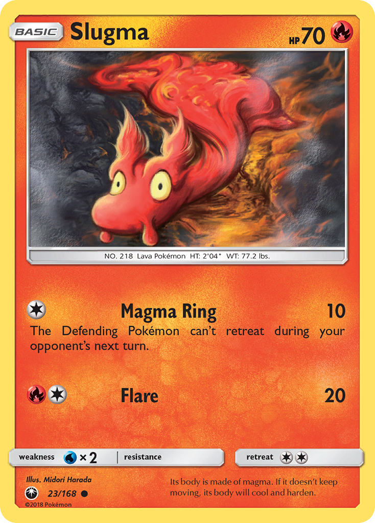 Slugma — illustrated card