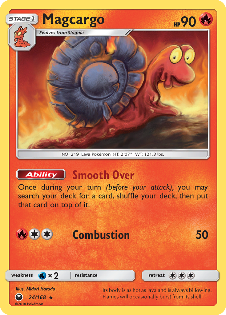 Magcargo — illustrated card