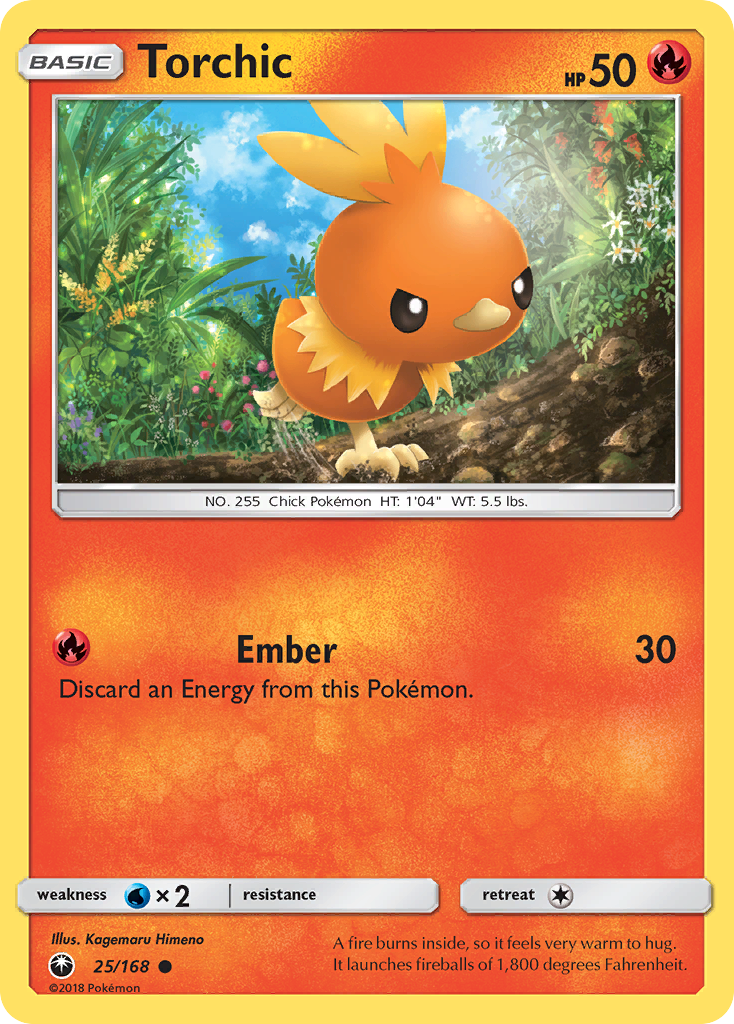 Torchic — illustrated card