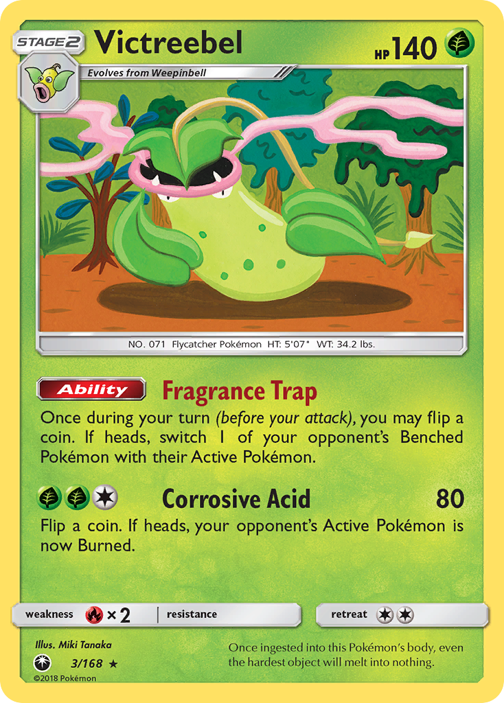 Victreebel — illustrated card