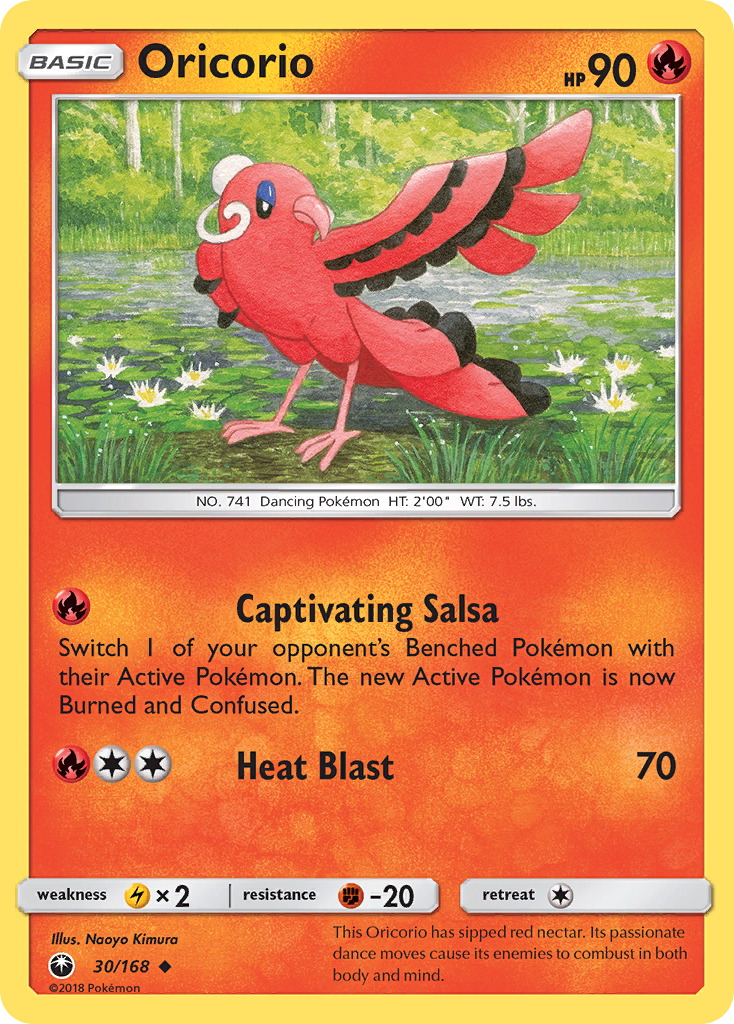 Oricorio — illustrated card