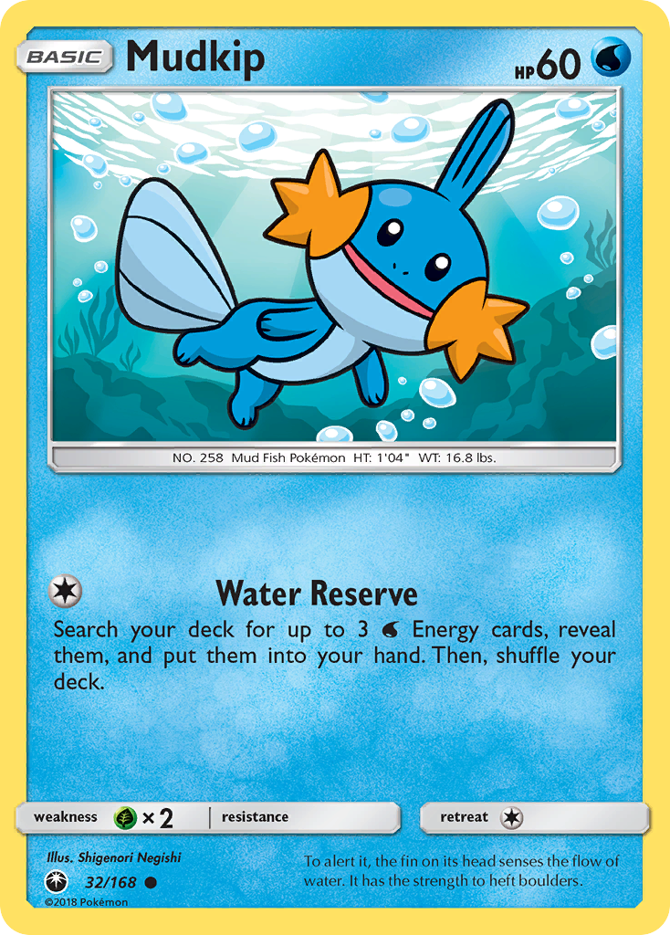 Mudkip — illustrated card