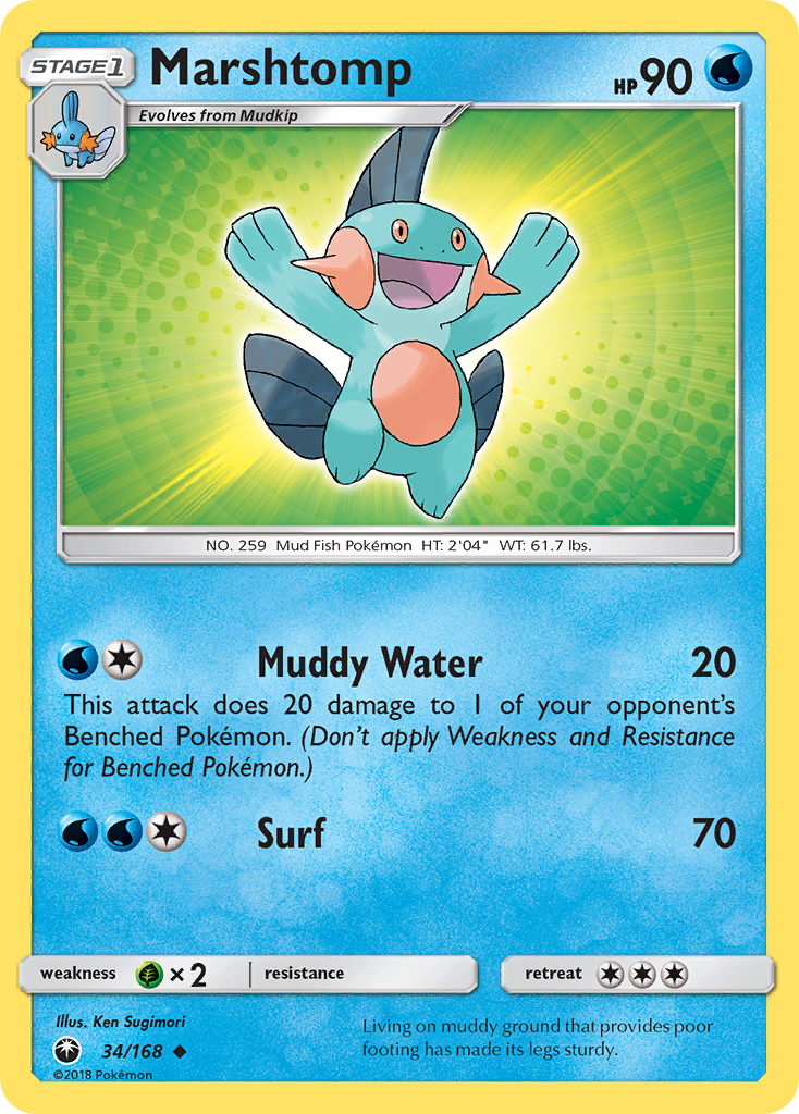 Marshtomp — illustrated card