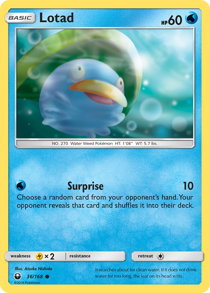 Lotad — illustrated card